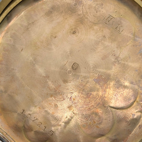 1913年左右 Zenith 懷錶 龍浮雕雕刻 K18金 獵人式錶殼 運作良好